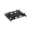 Sharkoon beépítő keret - 5.25" bayextension black (4x 2.5", vagy  1x 3.5" és 2x 2.5" hdd/ssd számára; 5,25" helyre)