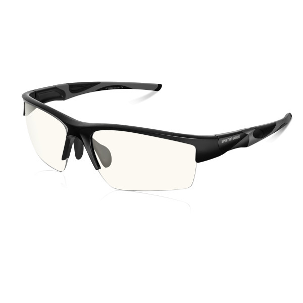 Spirit of gamer szemüveg - retina pro (kékfény/uv szűrő, tükröződés mentes, modern dizájn, fekete)