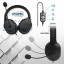 Advance fejhallgató - smartphonics 550 (usb, 1,9m kábel, fekete)