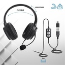 Advance fejhallgató - smartphonics 550 (usb, 1,9m kábel, fekete)