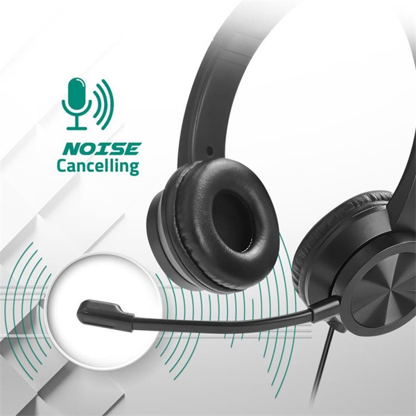 Advance fejhallgató - smartphonics 750 (3,5mm jack/usb, 1,9m kábel, fekete)