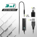 Advance fejhallgató - smartphonics 750 (3,5mm jack/usb, 1,9m kábel, fekete)
