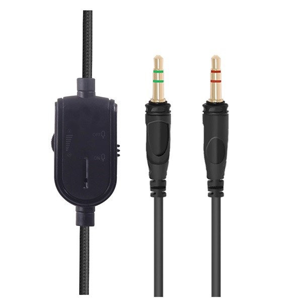 Arozzi gaming fejhallgató - aria (vezetékes, hangerőszabályzó, 3.5mm jack, 2,2m, piros)
