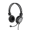 Bluestork fejhallgató - mc201 office headset (mikrofon; hangerő szabályzó, 3,5 jack, fekete)