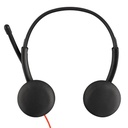 Bluestork fejhallgató - mc301 office headset (mikrofon; hangerő szabályzó, 3,5 jack, fekete)