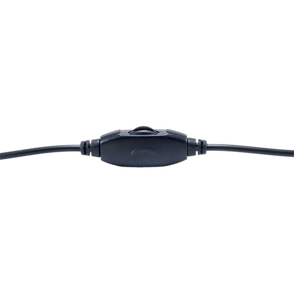 Conceptronic fejhallgató - polona02ba (3.5mm jack+elosztó, hangerőszabályzó, felhajtható mikrofon, 200 cm kábel, fekete)