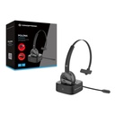 Conceptronic vezeték nélküli fejhallgató - polona03bda (bt+ usb adapter, hangerőszabályzó, felhajtható mikrofon, fekete)