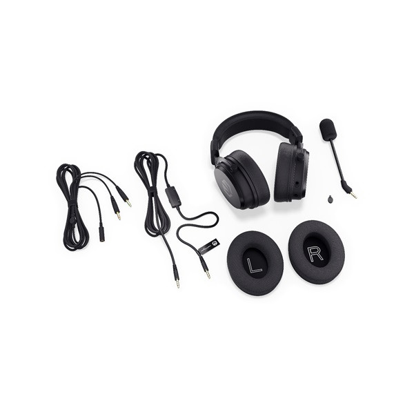 Endorfy fejhallgató - viro (headset, multiplatform, mikrofon, 3,5mm jack, 53mm driver, 2,7m, fekete)