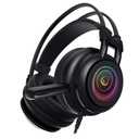 Rampage fejhallgató - rm-k2 x-quadro rgb (7.1, mikrofon, usb, hangerőszabályzó, nagy-párnás, 2.2m kábel, fekete)