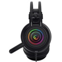 Rampage fejhallgató - rm-k2 x-quadro rgb (7.1, mikrofon, usb, hangerőszabályzó, nagy-párnás, 2.2m kábel, fekete)