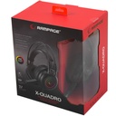 Rampage fejhallgató - rm-k2 x-quadro rgb (7.1, mikrofon, usb, hangerőszabályzó, nagy-párnás, 2.2m kábel, fekete)
