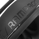 Rampage fejhallgató - styles rgb (7.1, mikrofon, usb, hangerőszabályzó, nagy-párnás, 2,2m kábel, fekete)