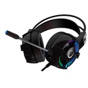 Rampage fejhallgató - styles rgb (7.1, mikrofon, usb, hangerőszabályzó, nagy-párnás, 2,2m kábel, fekete)
