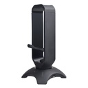 Rampage fejhallgató állvány - rm-h66 guard (fekete, műanyag, usb hub, egérkábel tartó, rgb)