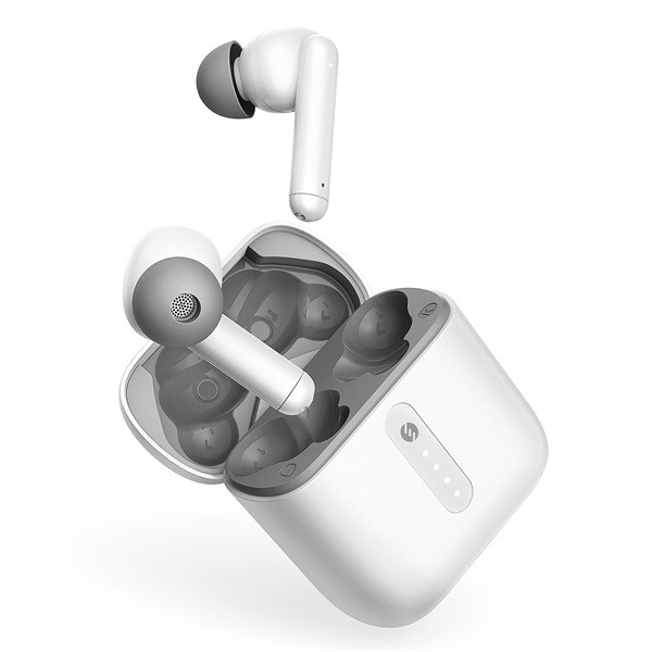 S-link fülhallgató vezeték nélküli - truepods white (bluetooth v5.3, ipx4, type-c, mikrofon, fehér)
