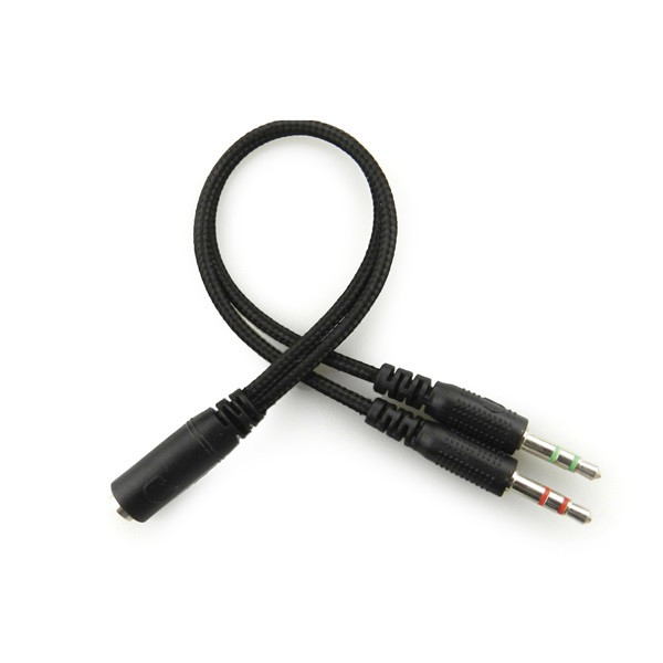 Sandberg fejhallgató - minijack office headset saver (jack; mikrofon; hangerő szabályzó; 1,5m kábel; fekete)