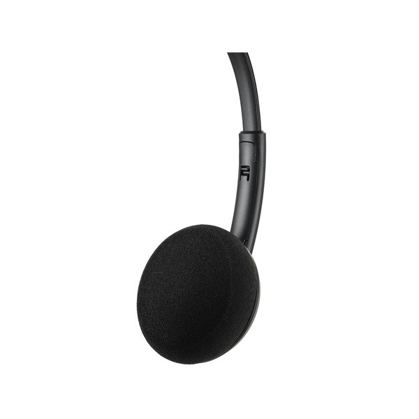 Sandberg fejhallgató - minijack office headset saver (jack; mikrofon; hangerő szabályzó; 1,5m kábel; fekete)