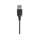 Sandberg fejhallgató - usb chat headset (mikrofon; usb; hangerő szabályzó; 1,8m kábel; fekete)