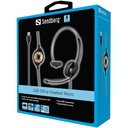 Sandberg fejhallgató - usb office headset mono