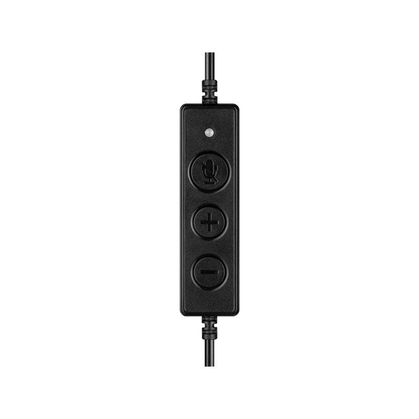 Sandberg fejhallgató - usb office headset pro stereo (usb; mikrofon; hangerő szabályzó; 2,1m kábel; fekete)