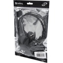 Sandberg fejhallgató - usb office headset saver (mikrofon; usb; hangerő szabályzó; 1,5m kábel; fekete)
