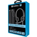 Sandberg fejhallgató - usb+rj9/11 headset pro stereo