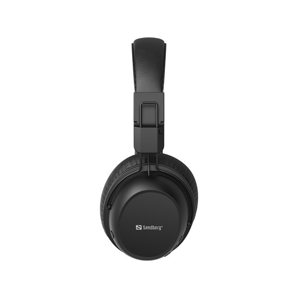 Sandberg wireless fejhallgató - bluetooth headset anc flexmic (bluetooth, hajlítható mikrofon, fekete)