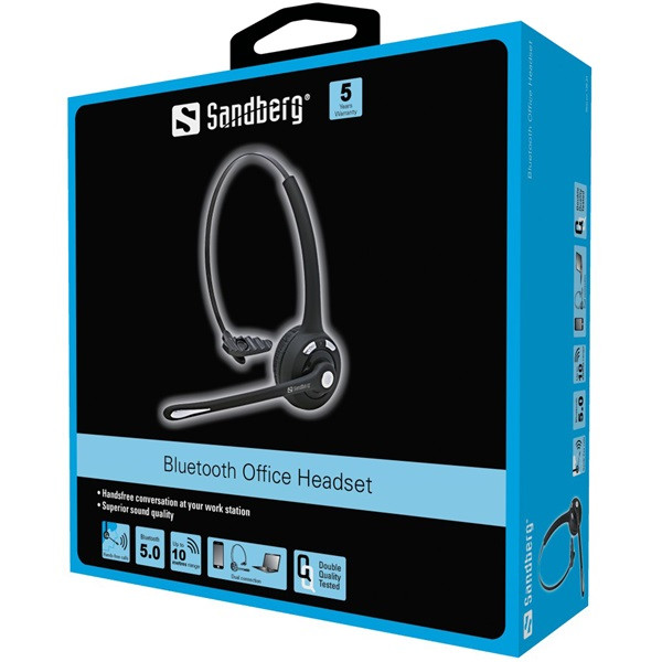 Sandberg wireless fejhallgató - bluetooth office headset