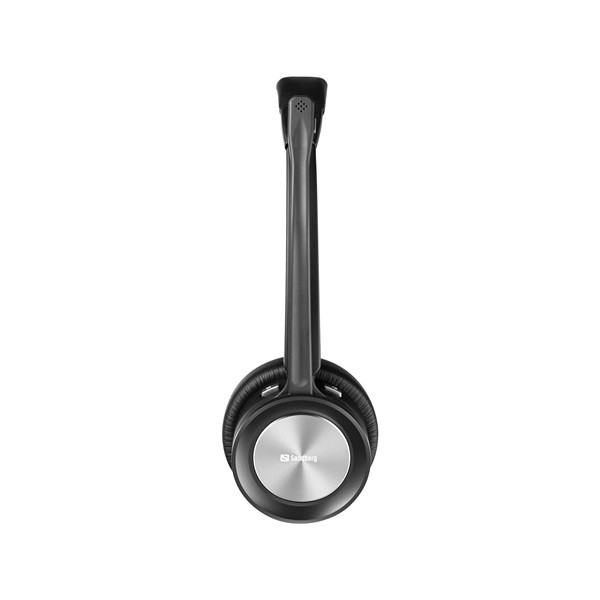 Sandberg wireless fejhallgató - bluetooth office headset pro+ (bluetooth 5.0; mikrofon; hangerő szabályzó; fekete)