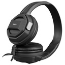 Snopy fejhallgató - sn-101 bonny black (stereo, mikrofon, 3.5mm jack, 1m kábel, fekete)