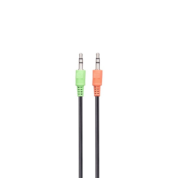 Snopy fejhallgató - sn-4488 (mikrofon, 3.5mm jack, hangerőszabályzó, nagy-párnás, 2.1m kábel, fekete-piros)