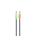 Snopy fejhallgató - sn-4488 (mikrofon, 3.5mm jack, hangerőszabályzó, nagy-párnás, 2.1m kábel, fekete-piros)