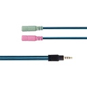 Snopy fejhallgató - sn-8800 gametime (fekete mikrofon, 3.5mm jack, hangerőszabályzó, nagy-párnás, 2.2m kábel)