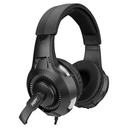 Snopy fejhallgató - sn-8800 gametime (fekete mikrofon, 3.5mm jack, hangerőszabályzó, nagy-párnás, 2.2m kábel)