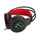Snopy fejhallgató - sn-gx7 crazy (2.0, mikrofon, usb+3,5mm jack, hang.szab., nagy-párnás, 2m kábel, fekete)