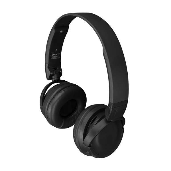 Snopy fejhallgató vezeték nélküli - sn-xbk33 batty black (bluetooth/aux/tf card, hang.szab., mikrofon, fekete)