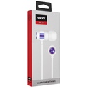 Snopy fülhallgató - sn-j01 (mikrofon, 3.5mm jack, 1.2m kábel, fehér-kék)