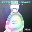 Spirit of gamer fejhallgató - elite h40 white (multiplatform, rgb, 3.5mm jack, mikrofon, hangerőszabályzó, nagy-párnás)