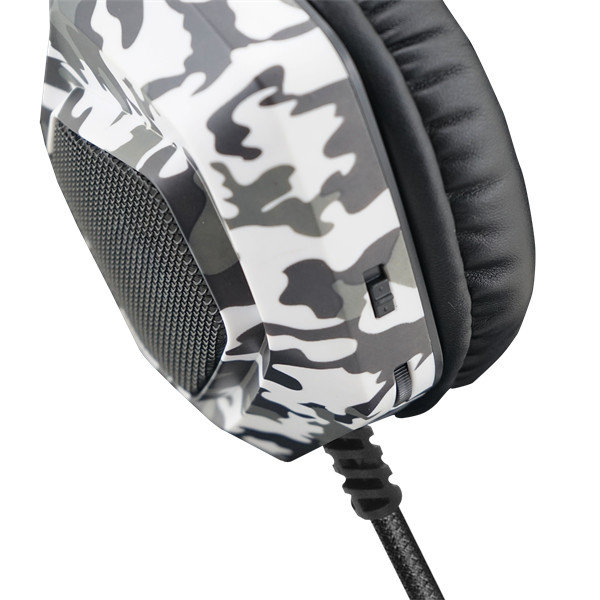 Spirit of gamer fejhallgató - elite h50 arctic (multiplatform, rgb, 3.5mm jack, mikrofon, hangerőszabályzó, nagy-párnás)