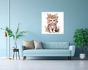 Floral Feline Elegance