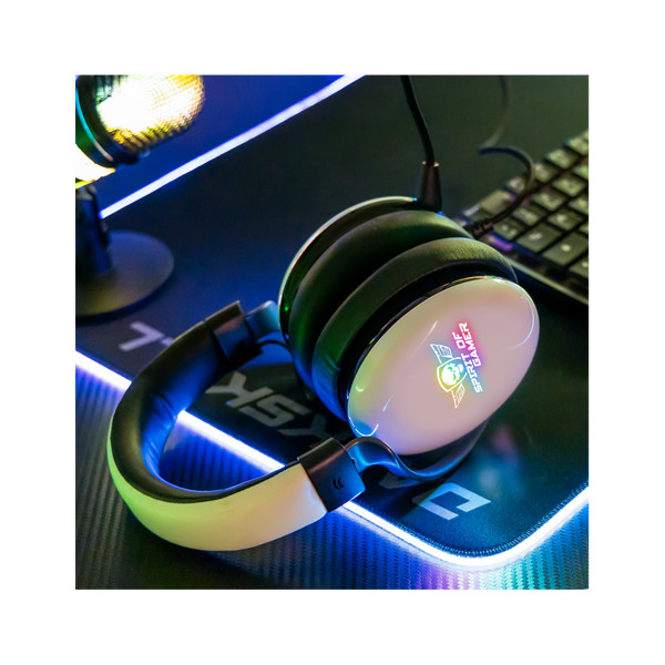 Spirit of gamer fejhallgató - h700 white (multiplatform, 7.1, mikrofon, hangerőszabályzó, nagy-párnás, fehér)