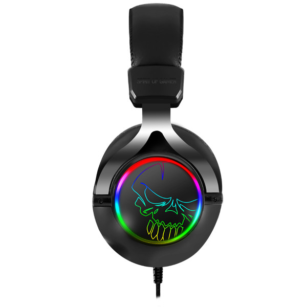 Spirit of gamer fejhallgató - mic-xh600 (multiplatform, 7.1, mikrofon, hangerőszabályzó, nagy-párnás, fekete)