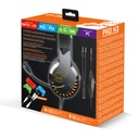 Spirit of gamer fejhallgató - pro-h3 (multiplatform, mikrofon, 3.5mm jack, hangerőszabályzó, 2m kábel, narancssárga)