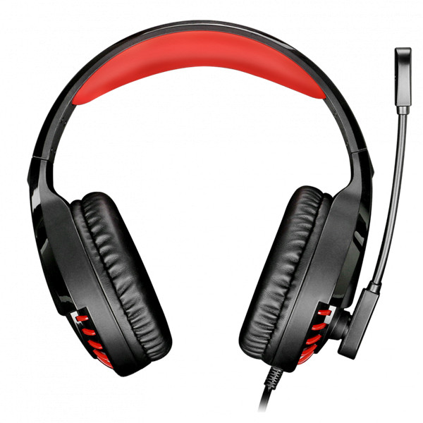 Spirit of gamer fejhallgató - pro-h3 red (multiplatform, mikrofon, 3.5mm jack, hangerőszabályzó, 2m kábel, piros)