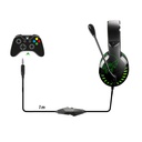 Spirit of gamer fejhallgató - pro-h3 xbox (xbox one/series x/s, mikrofon, 3.5mm jack, hangerőszabályzó, 1m kábel, zöld)