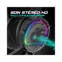 Spirit of gamer fejhallgató - pro-h6 rgb black (multiplatform, mikrofon, 3.5mm jack, hangerőszabályzó, 2m kábel, fekete)