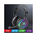 Spirit of gamer fejhallgató - pro-h6 rgb black (multiplatform, mikrofon, 3.5mm jack, hangerőszabályzó, 2m kábel, fekete)