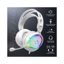 Spirit of gamer fejhallgató - pro-h6 rgb white (multiplatform, mikrofon, 3.5mm jack, hangerőszabályzó, 2m kábel, fehér)