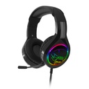 Spirit of gamer fejhallgató - pro-h8 rgb dark (multiplatform, mikrofon, 3.5mm jack, hangerőszabályzó, 2m kábel, fekete)
