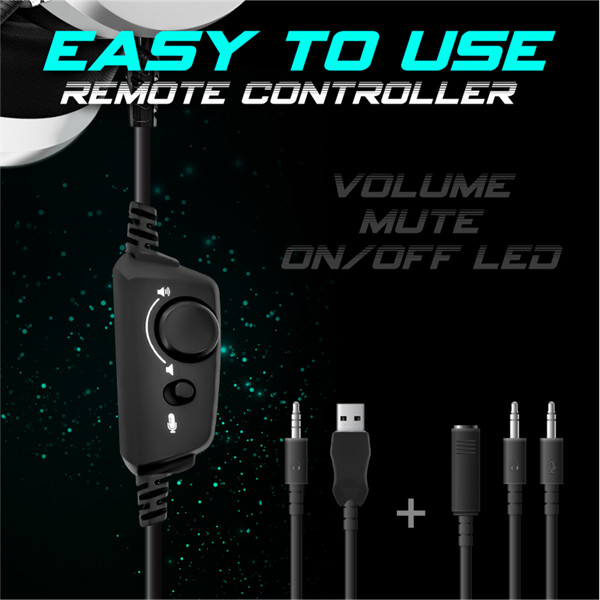 Spirit of gamer fejhallgató - pro-h8 rgb white (multiplatform, mikrofon, 3.5mm jack, hangerőszabályzó, 2m kábel, fehér)